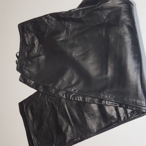 Nine West Pants - Vintage Nine West Leather Pants Sz 14